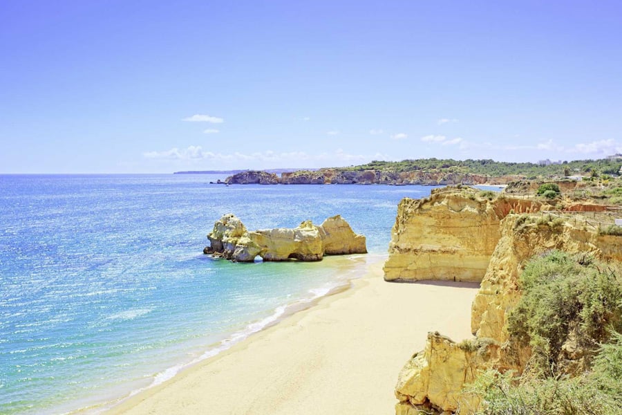 utsikt över Algarve kusten