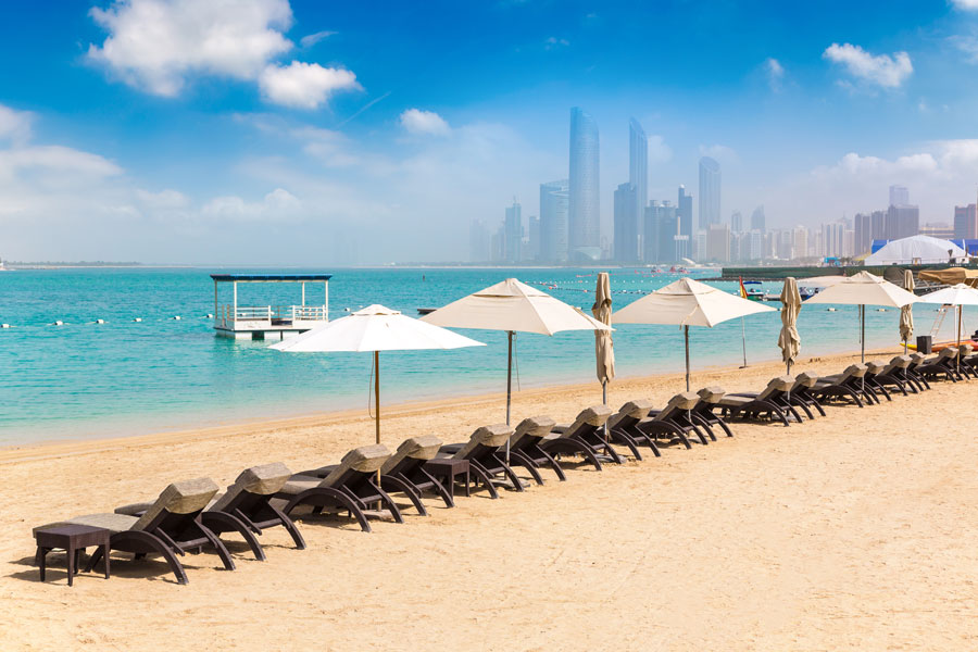 5 dejlige strande i Abu Dhabi