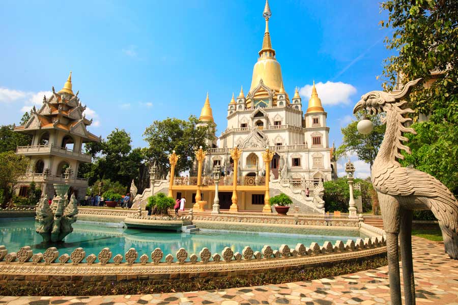 Buu Long Pagoda i Saigon, Vietnam