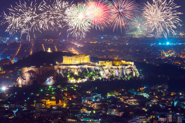 Nytår i Athen