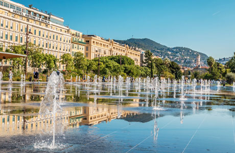 Kända platser i Nice