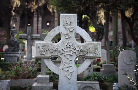 Kyrkogården Il Cimitero Acattolico di Roma