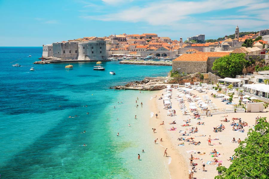 Dubrovnik i Kroatien