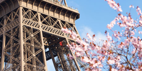Eiffeltårnet på våren