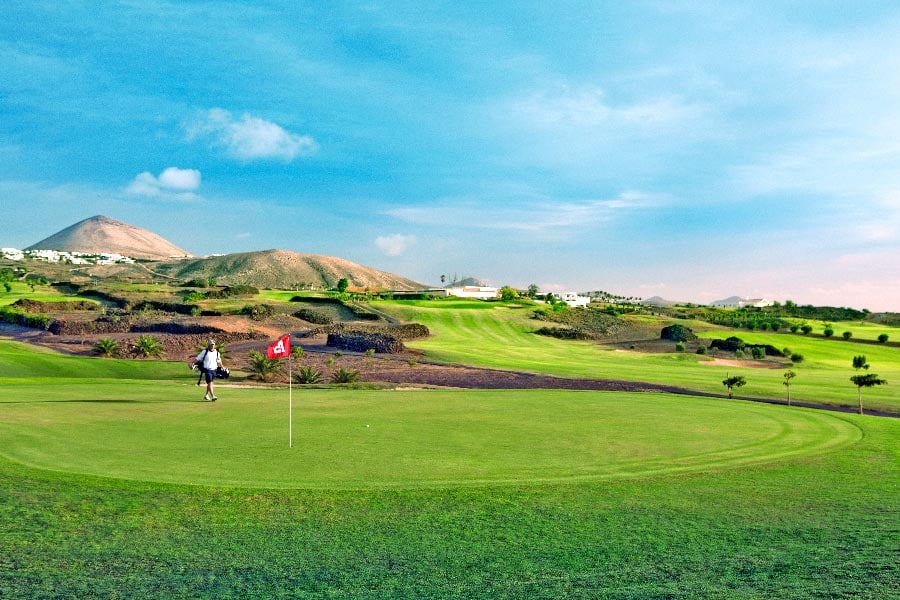 Golfbanor på Lanzarote