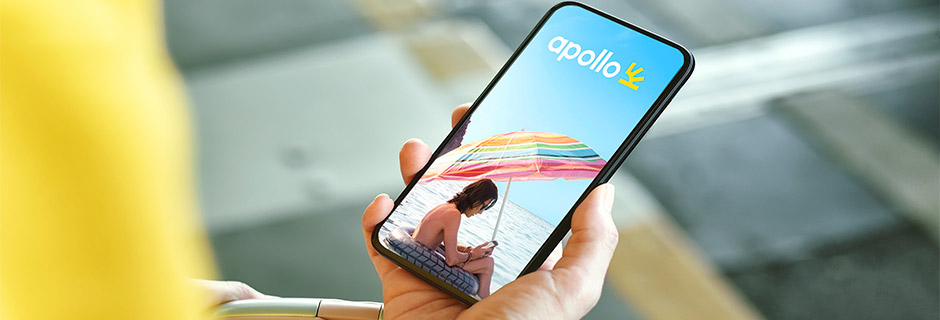Hent Apollos rejseapp til din smartphone