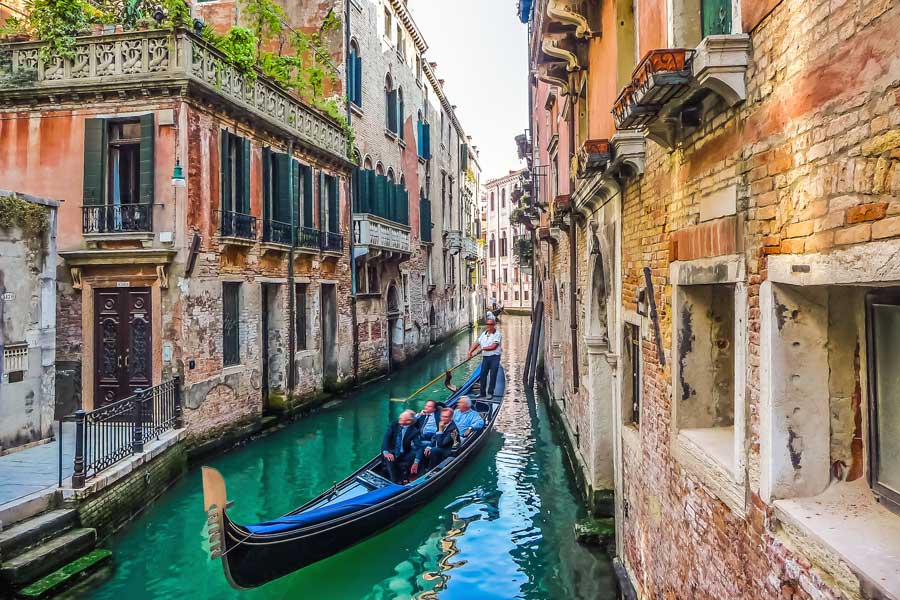 Venedig från vattnet