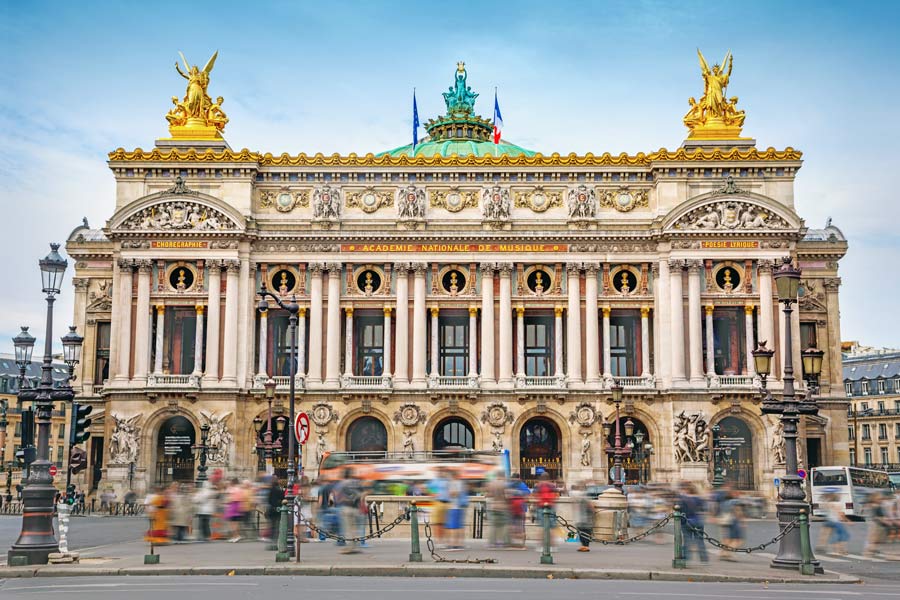 Det gamle operahus i Paris