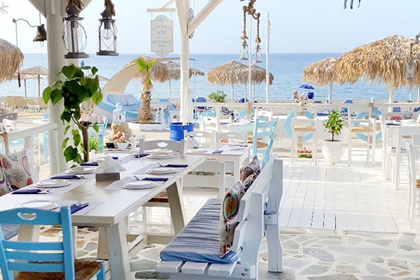 Sonio Beach Restaurant i Platanias