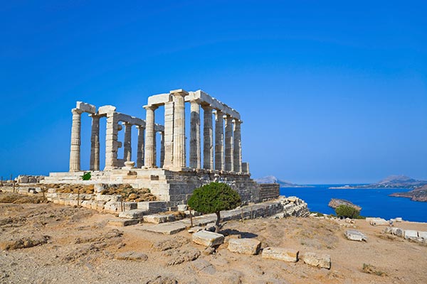 Poseidon tempel Grekland