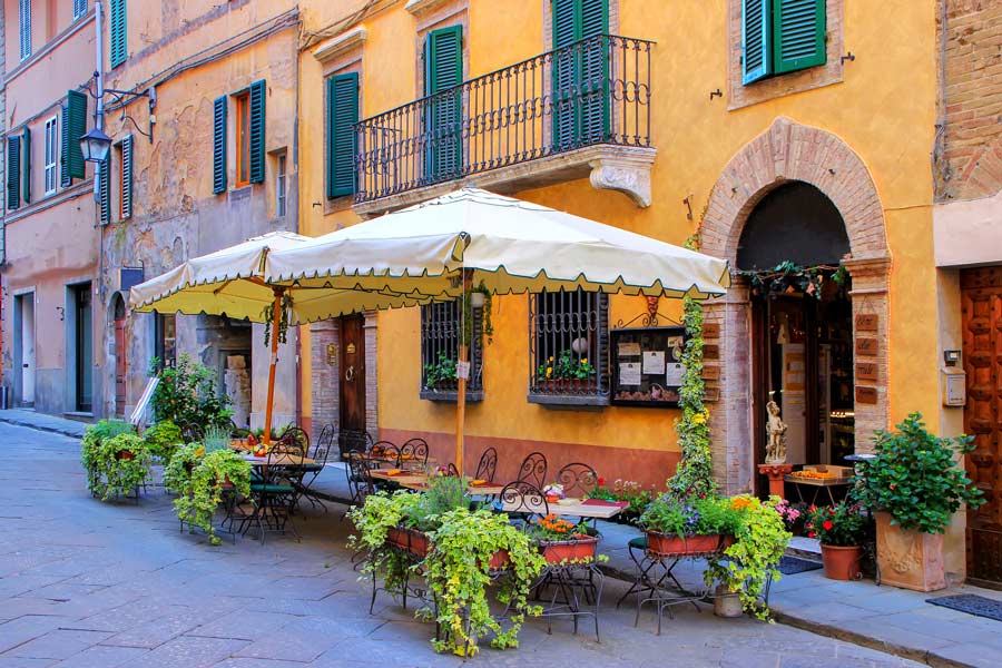 Restaurang i Toscana