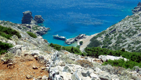 Ön Saria norr om Karpathos