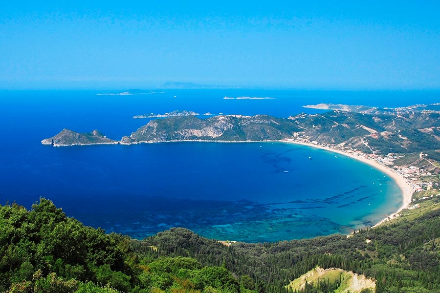 Korfus bedste strande