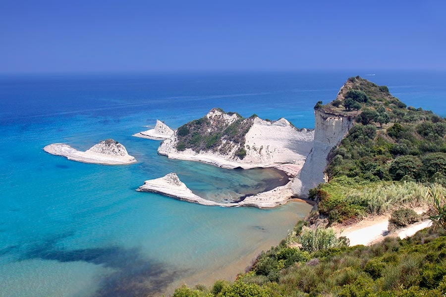 Dykning på Korfu