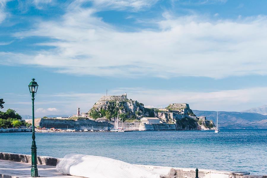 Fortet i Korfu by