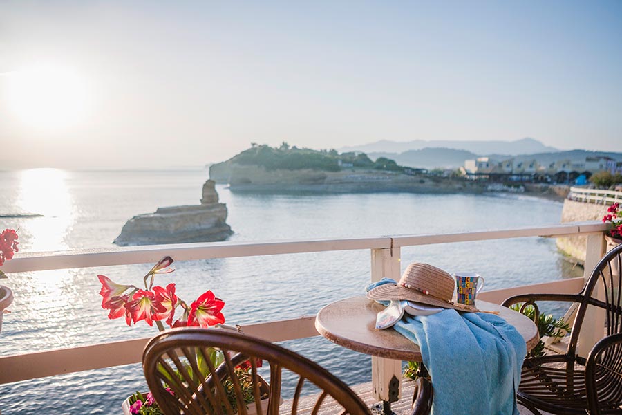 Restauranger på Korfu