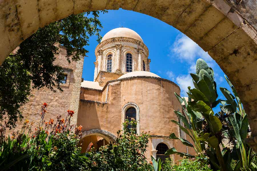 Klostret Agia Triada på Kreta