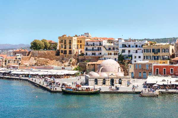 Chania by på Kreta