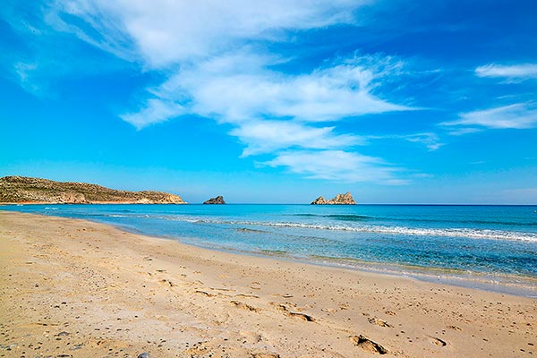 Sitia strand på Kreta