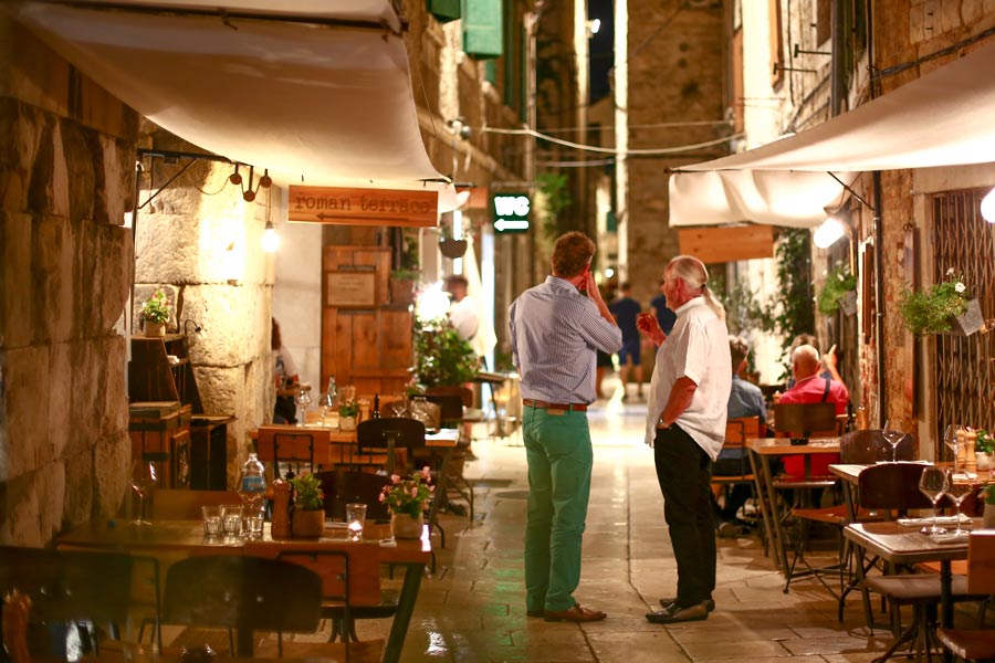 Restauranter ved Makarska Rivieraen
