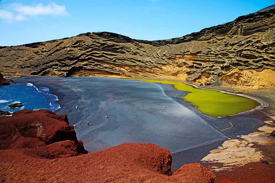 El Golfo og den smaragdgrønne kratersøen Charco de los Clicos
