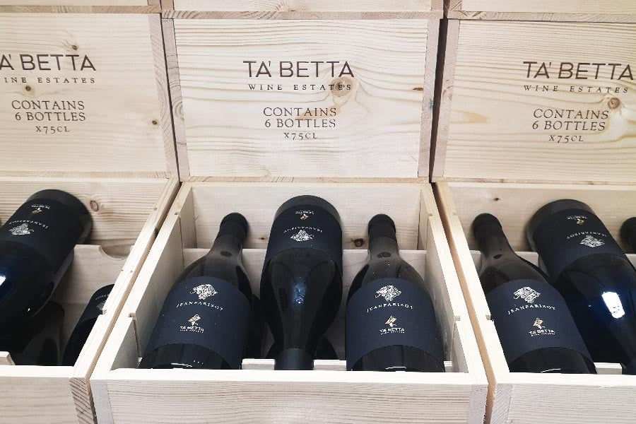 Vin från Ta'Betta Wine Estates på Malta