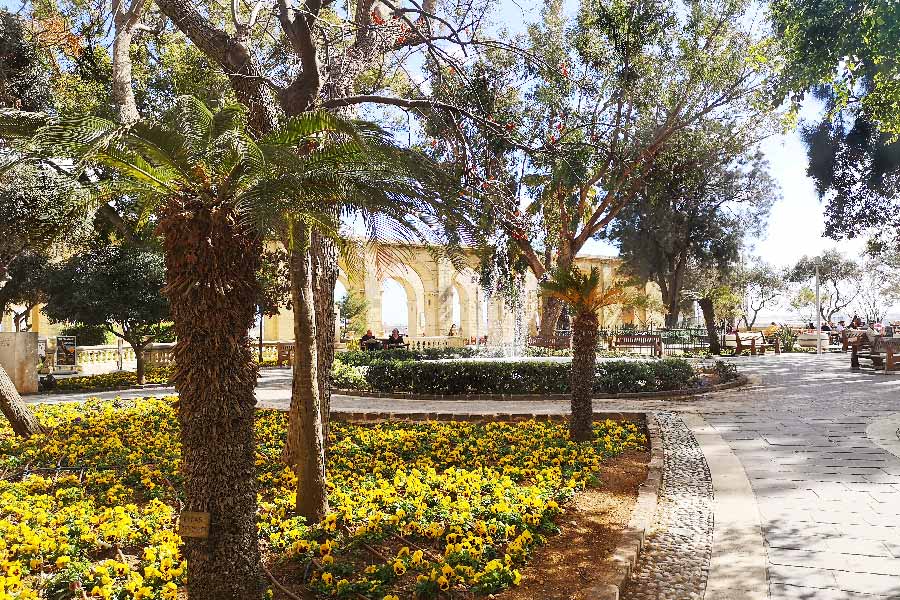 Upper Barrakka Garden i Valletta