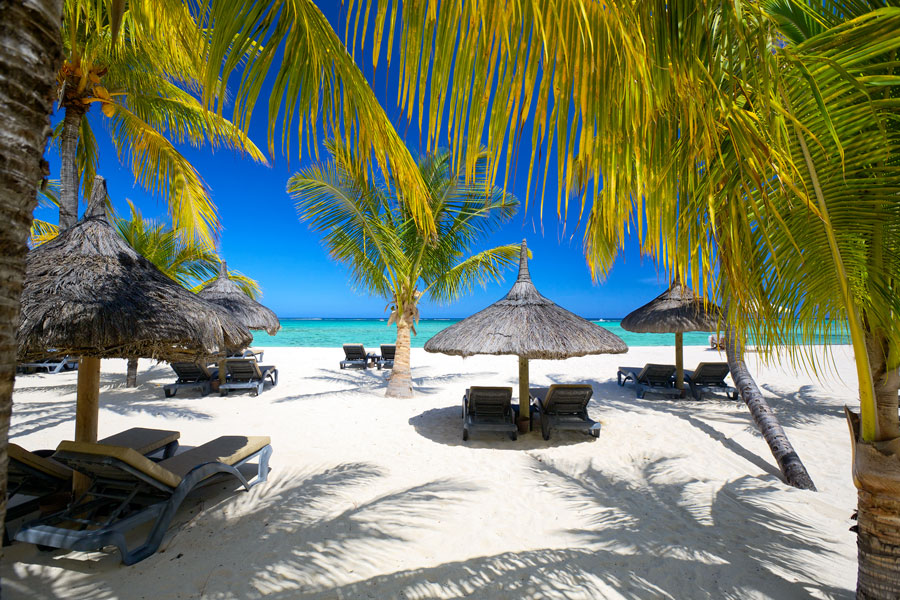 8 strande på Mauritius