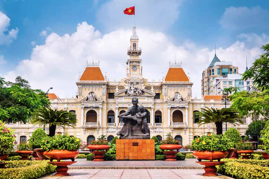 Ho Chi Minh City Hall i Saigon