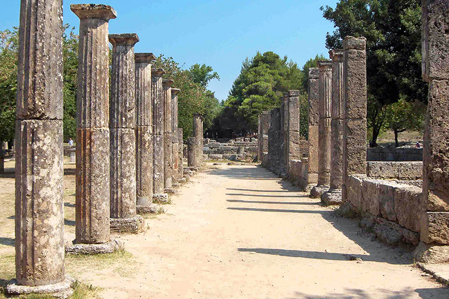 Antika Olympia på Zakynthos