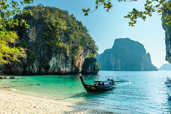 Strand i Krabi, Thailand